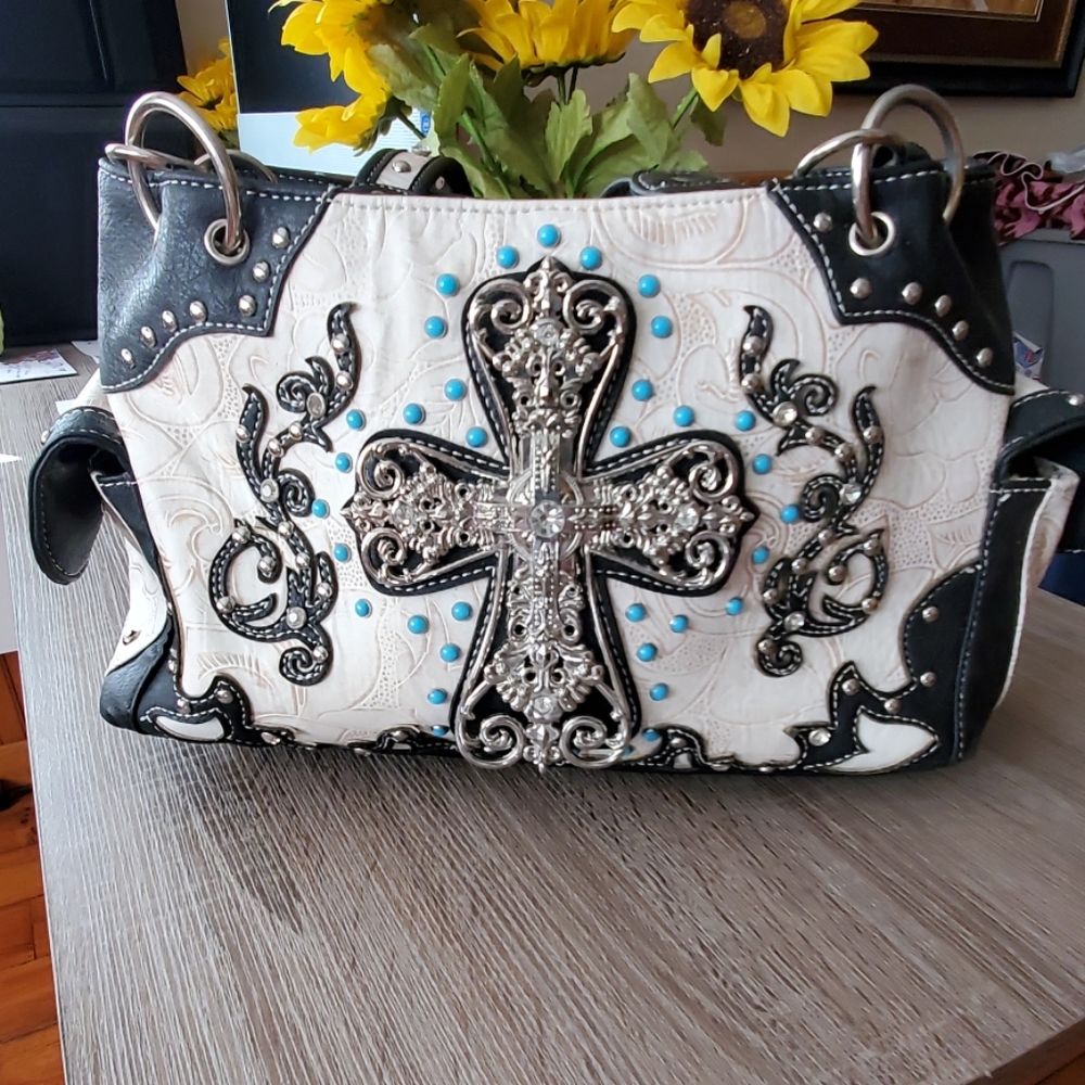 Western concealed carry purse